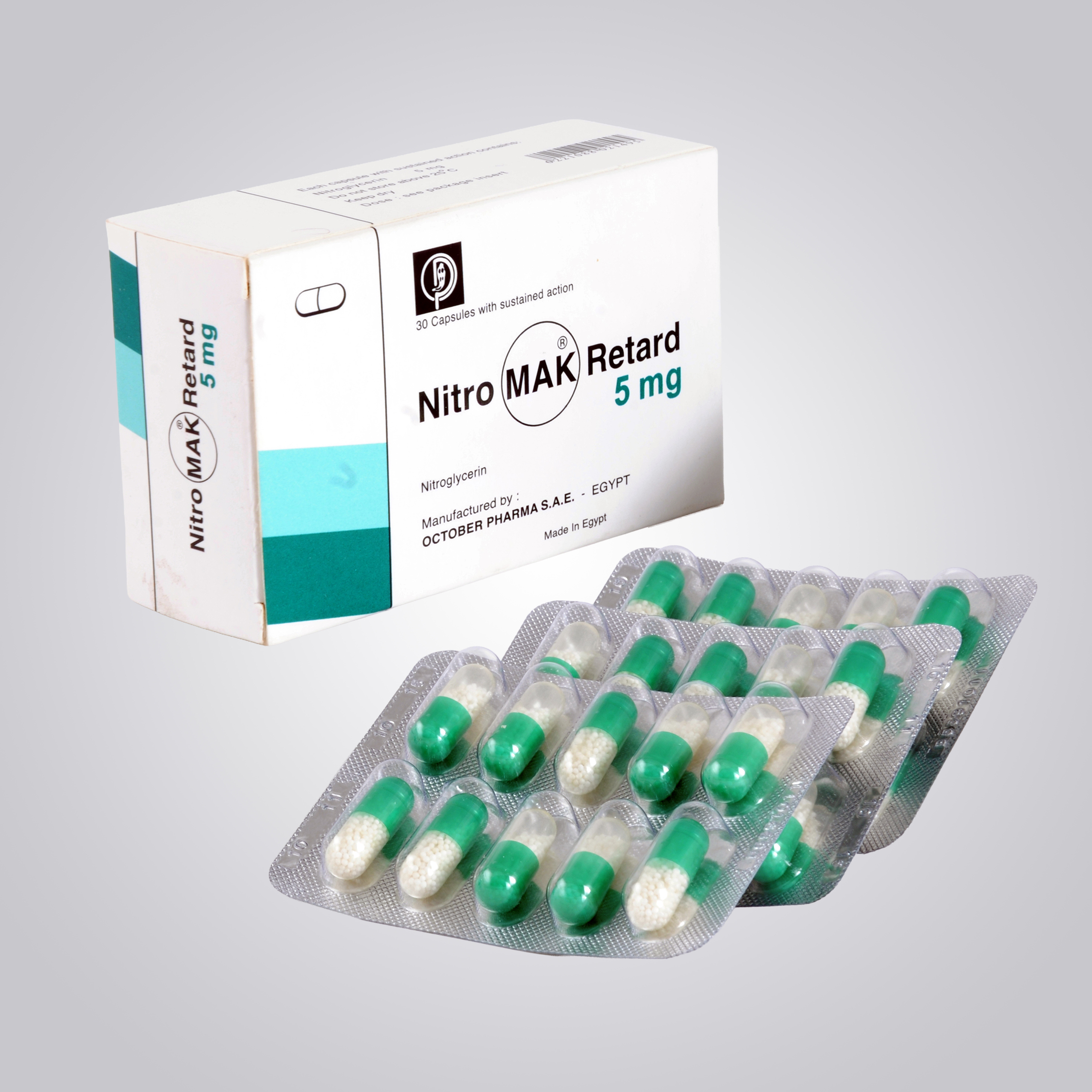 Nitromak Retard 5 mg Capsule